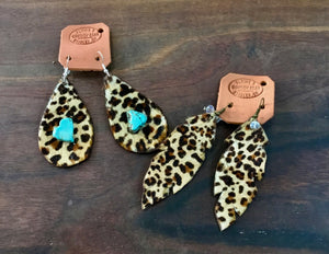 Hide On Leopard Earrings