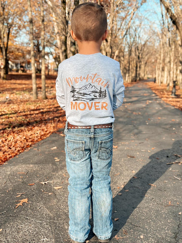 Mountain Mover Long Sleeve Kids Graphic Tee