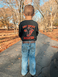 Not Today Heifer Kids Long Sleeve Graphic Tee